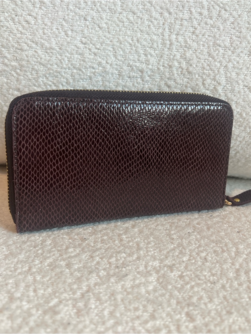 Vintage Maxine Couture Purple Faux Leather Wallet